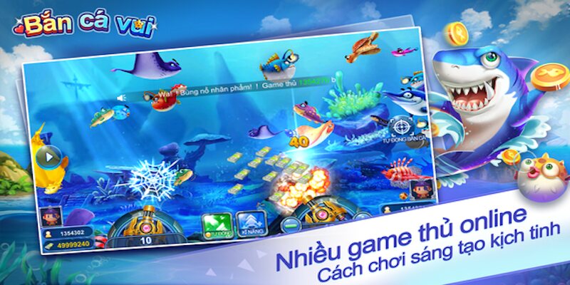 Bắn cá vui Go88: Tựa game giải trí giảm stress hay nhất 4 Được tham gia chơi cùng cộng đồng game thủ