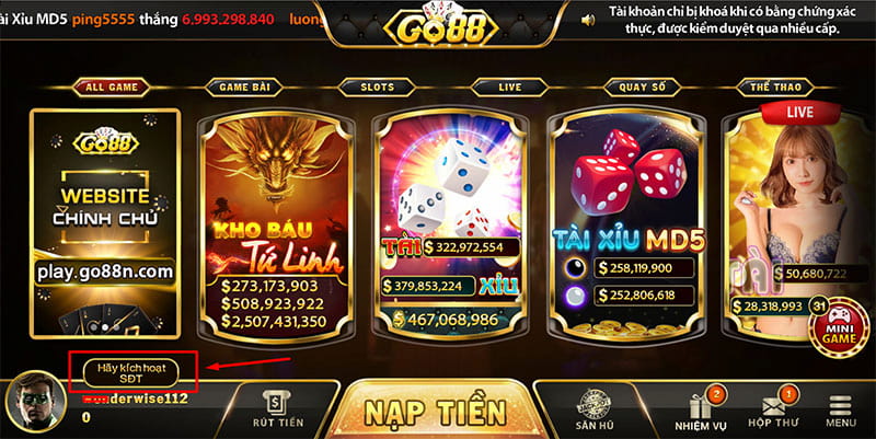 Đăng ký Go88: Tham gia cá cược tại cổng game đổi thưởng hot 4 Xác minh email và kích hoạt số điện thoại tại đăng ký Go88