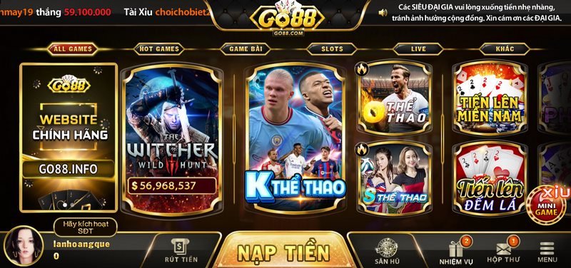 Đăng nhập Go88: Cổng game đổi thưởng đỉnh cao Châu Á 6 Đăng nhập Go88 tham gia game đổi thưởng hấp dẫn tại cổng game