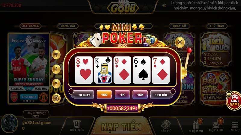 Poker Go88: Game bài chất lượng có mặt tại cổng game 5 Quản lý vốn cược thông minh khi chơi Poker Go88