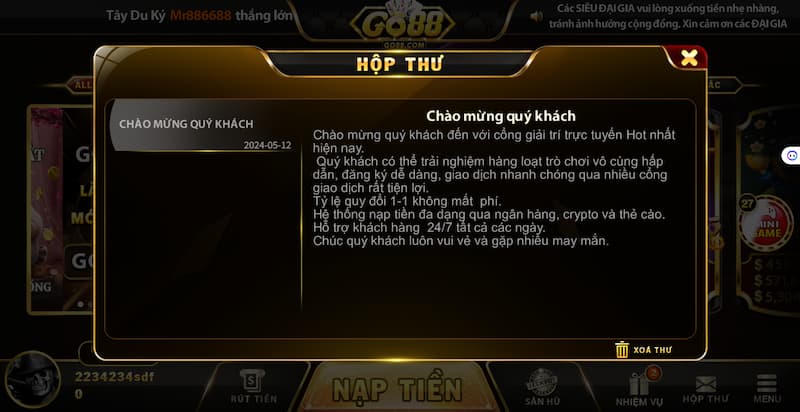 Rút tiền Go88: Tổng hợp cách rút nhanh dành cho tân thủ 2025 5 Những ưu điểm khi thực hiện rút tiền