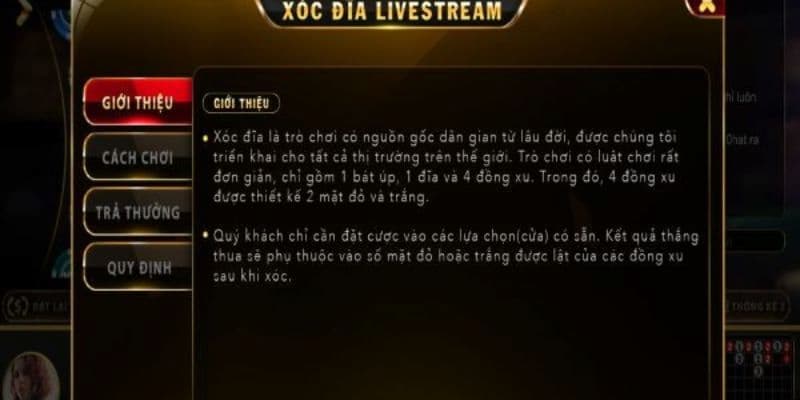 Xóc đĩa livestream Go88: Cách chơi game rinh thưởng lớn mỗi ngày 2 Giới thiệu trò chơi Xóc đĩa livestream là gì?