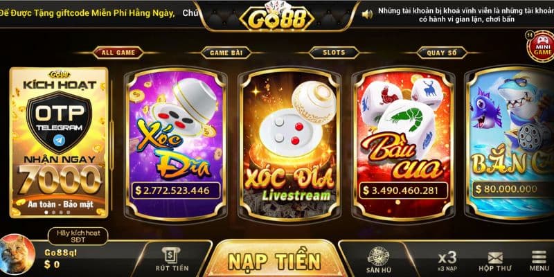 Xóc đĩa livestream Go88: Cách chơi game rinh thưởng lớn mỗi ngày 3 Hướng dẫn cách chơi Xóc đĩa livestream tại cổng game